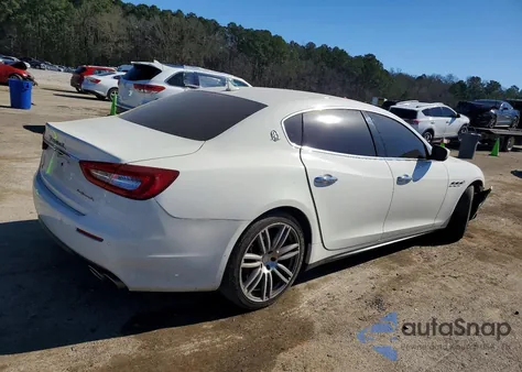 2017 Maserati Quattroporte S z USA, uszkodzony, nr VIN ZAM56RPA4H1211520